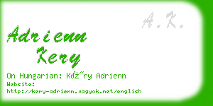 adrienn kery business card